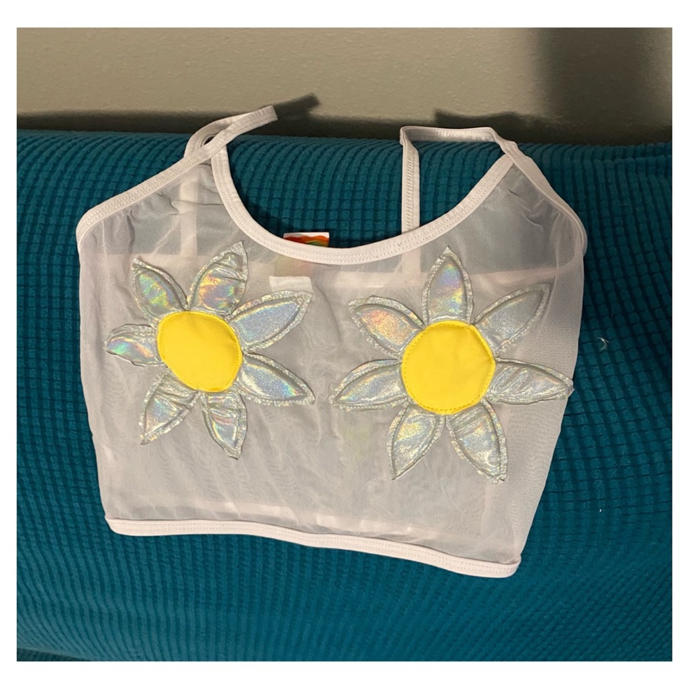 Mesh daisy top festivalwear